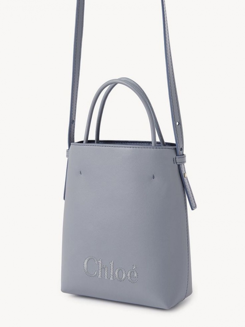 Bolsas Crossbody Chloe Sense Micro Azuis | CHE-SR13564