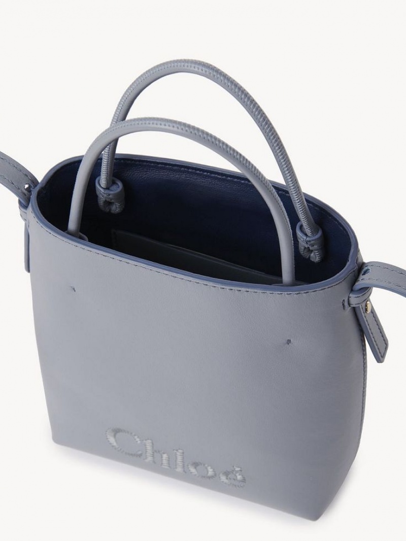 Bolsas Crossbody Chloe Sense Micro Azuis | CHE-SR13564