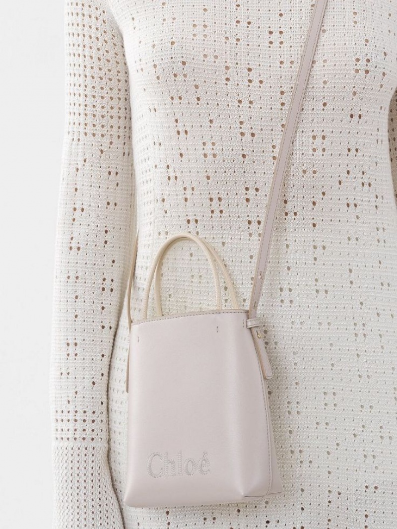 Bolsas Crossbody Chloe Sense Micro Cinzentas | CHE-SR13581