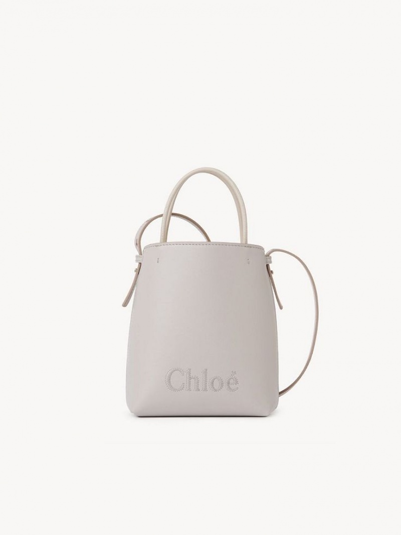 Bolsas Crossbody Chloe Sense Micro Cinzentas | CHE-SR13581