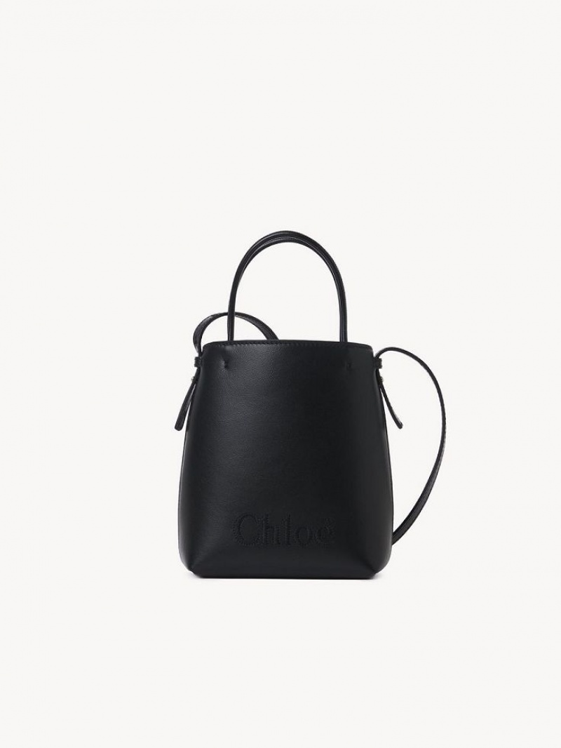 Bolsas Crossbody Chloe Sense Micro Pretas | CHE-SR13582