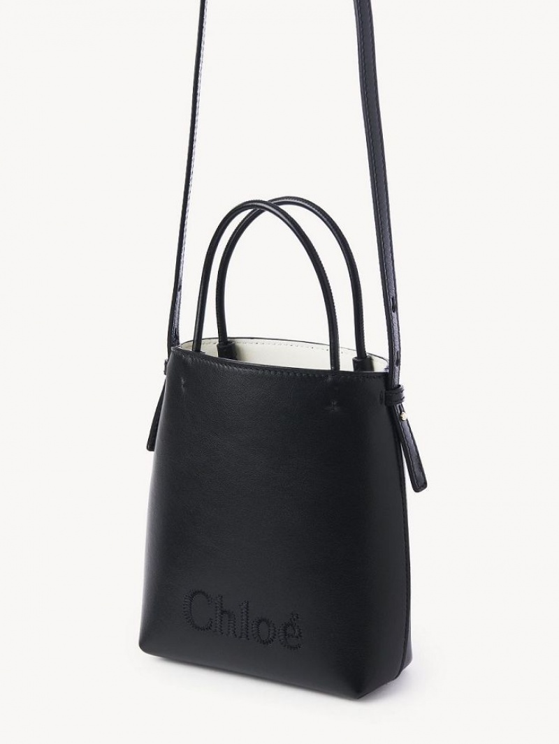 Bolsas Crossbody Chloe Sense Micro Pretas | CHE-SR13582