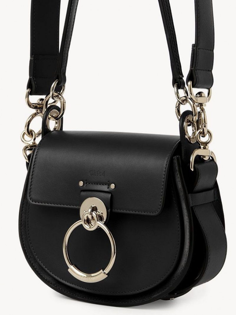 Bolsas Crossbody Chloe Small Tess Pretas | CHE-SR13545