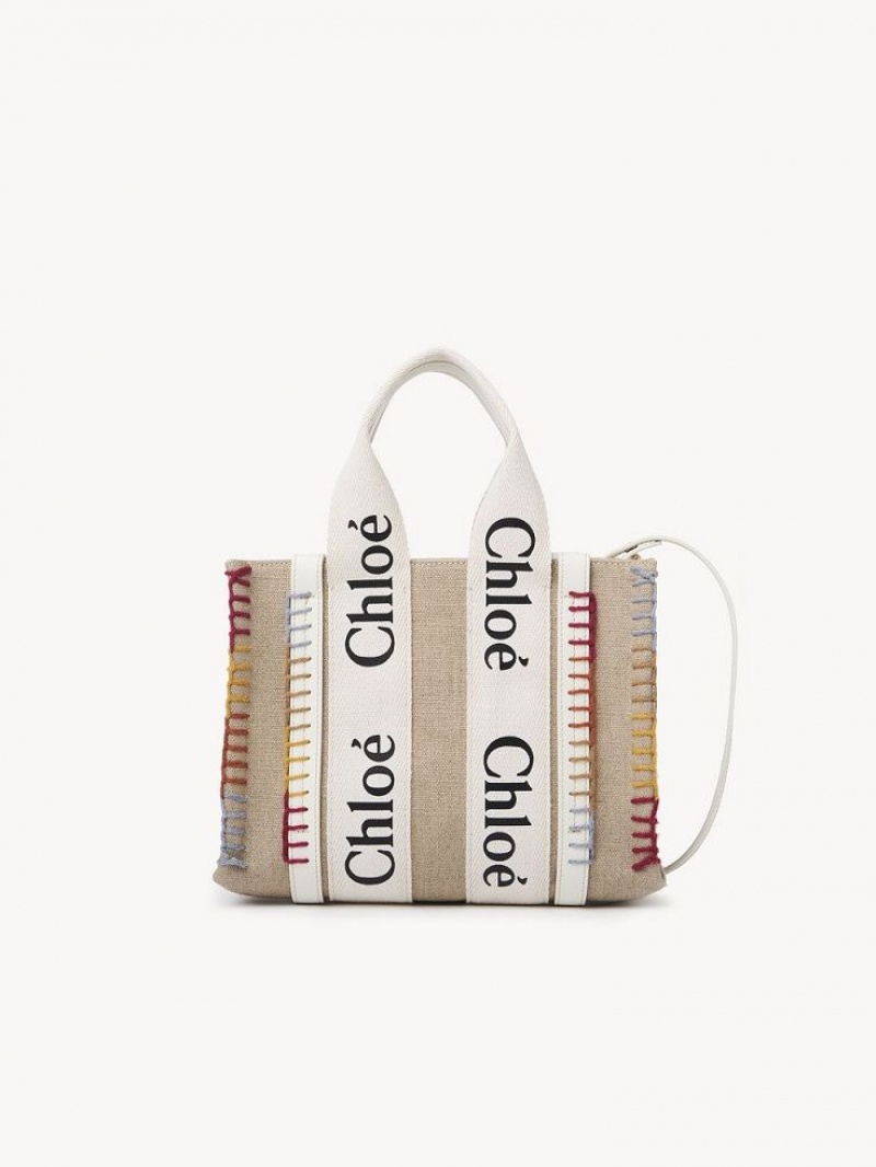 Bolsas Crossbody Chloe Small Woody Branco | CHE-SR13514