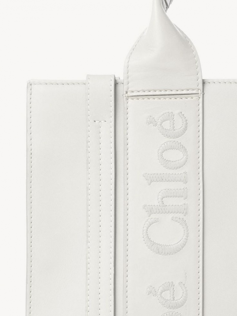 Bolsas Crossbody Chloe Small Woody Branco | CHE-SR13541