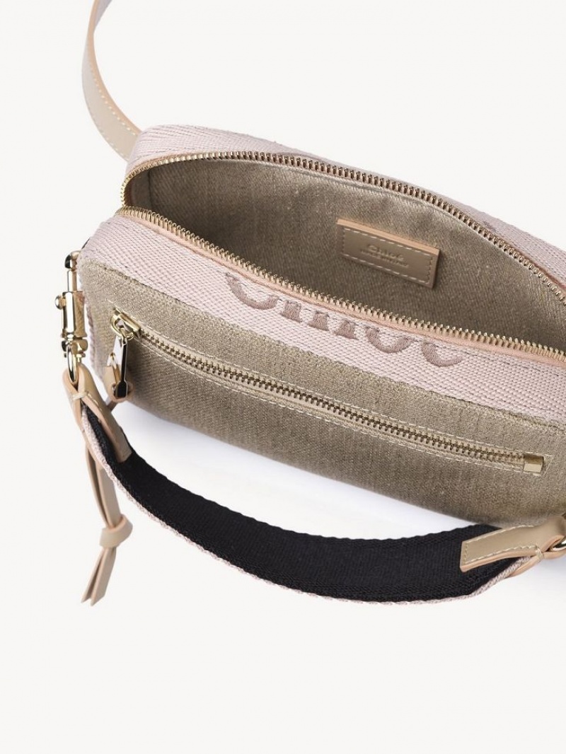 Bolsas Crossbody Chloe Woody Belt Bege | CHE-SR13606