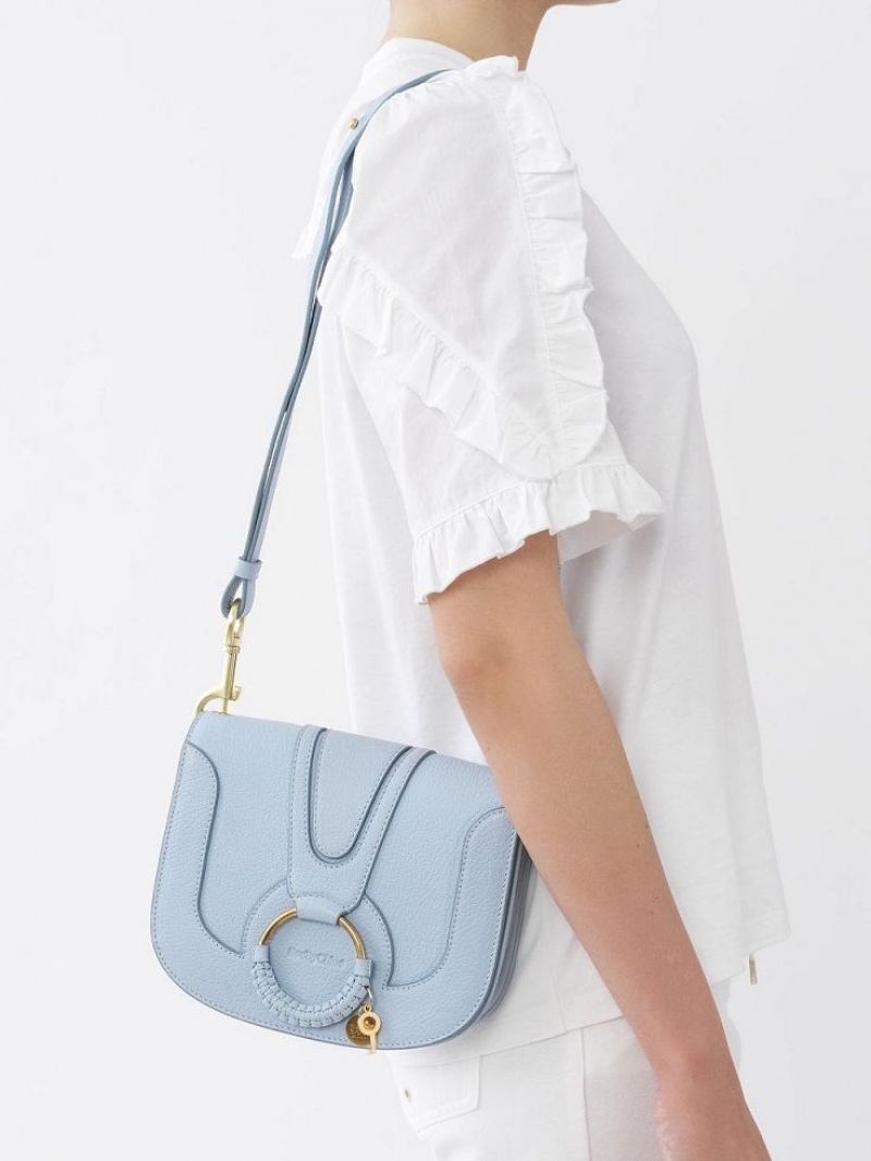 Bolsas De Ombro Chloe Hana Azuis | CHE-SR14683