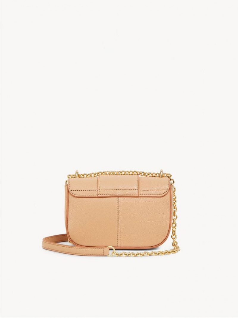 Bolsas De Ombro Chloe Hana Chain Marrom | CHE-SR14590