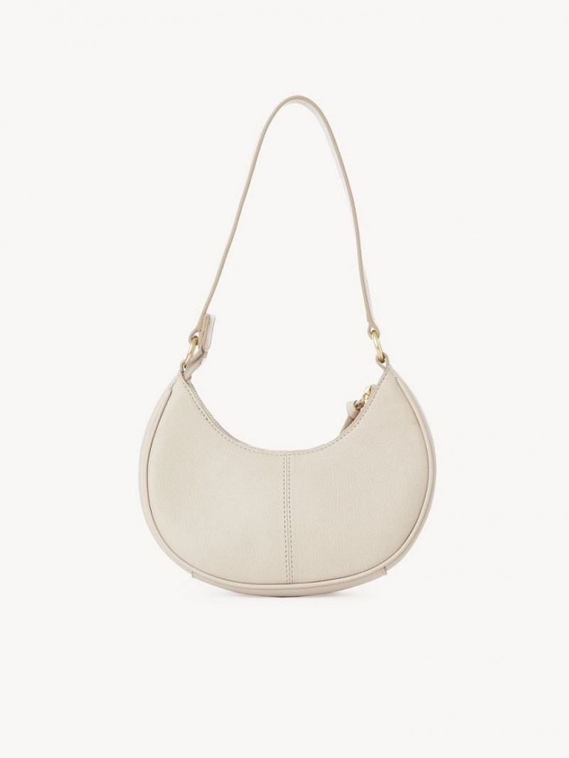 Bolsas De Ombro Chloe Hana Half Moon Bege | CHE-SR14662