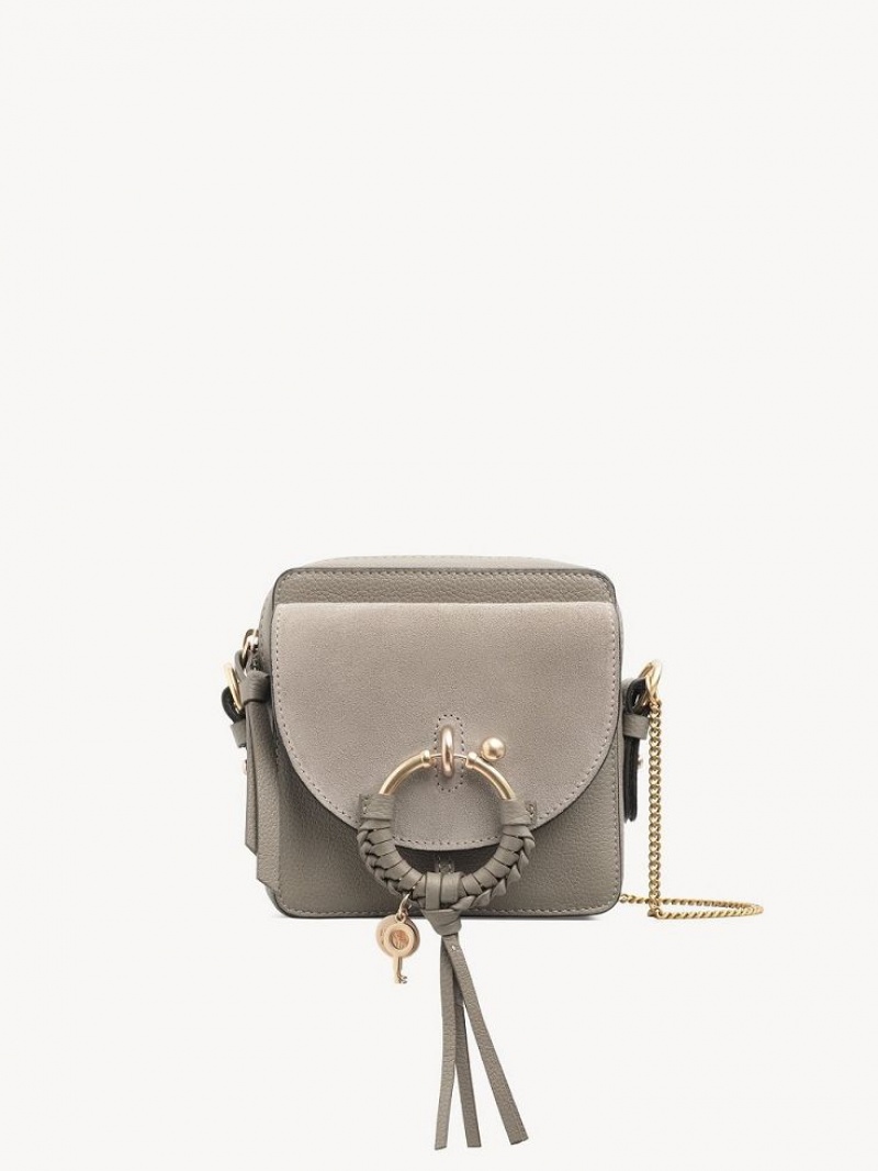 Bolsas De Ombro Chloe Joan Camera Cinzentas | CHE-SR14629