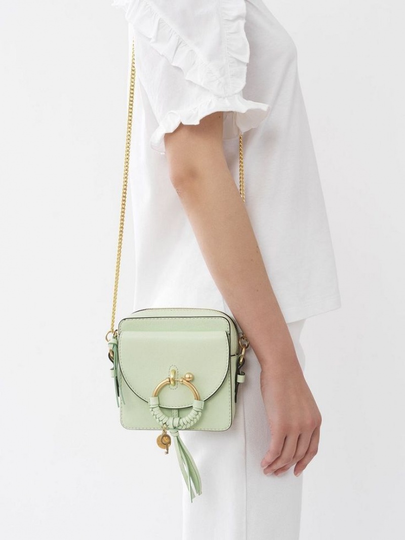 Bolsas De Ombro Chloe Joan Camera Verdes | CHE-SR14677