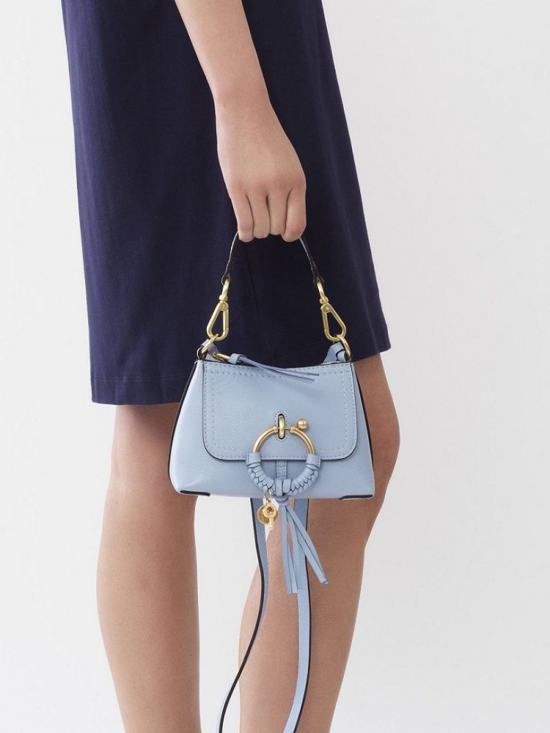 Bolsas De Ombro Chloe Joan Mini Azuis | CHE-SR14689