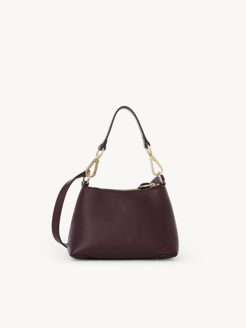 Bolsas De Ombro Chloe Joan Mini Bordeaux | CHE-SR14634