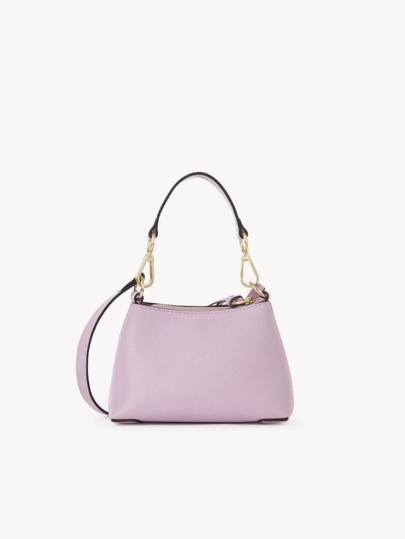 Bolsas De Ombro Chloe Joan Mini Lavanda Branco | CHE-SR14686