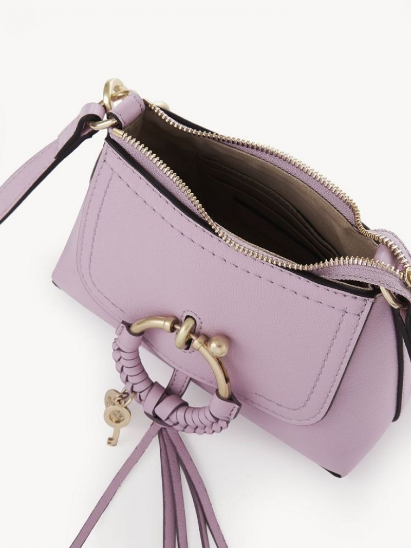 Bolsas De Ombro Chloe Joan Mini Lavanda Branco | CHE-SR14686