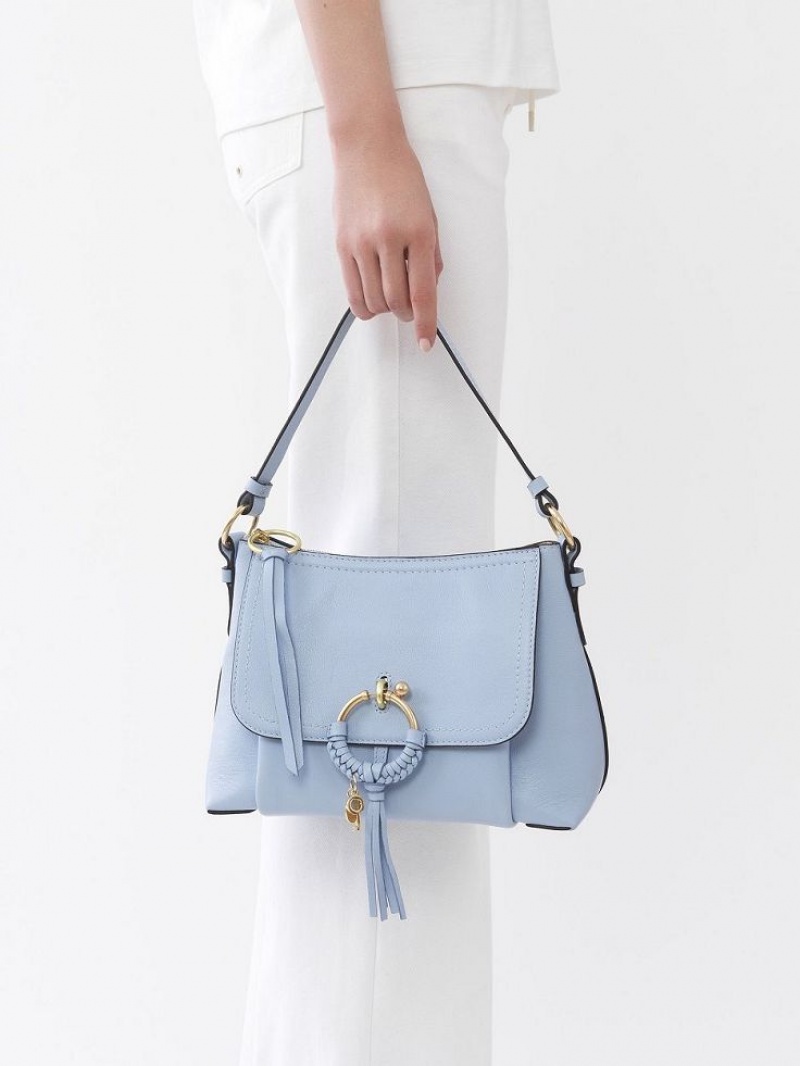 Bolsas De Ombro Chloe Joan Small Azuis | CHE-SR14679