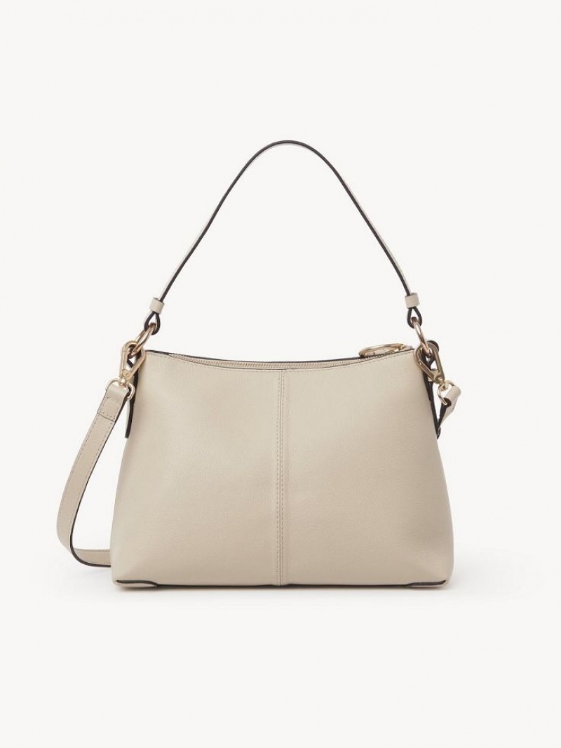 Bolsas De Ombro Chloe Joan Small Bege | CHE-SR14681