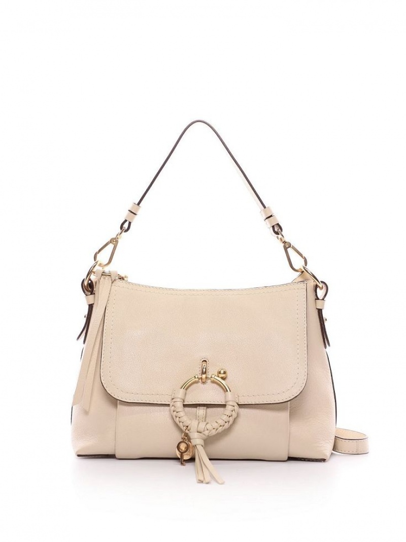 Bolsas De Ombro Chloe Joan Small Bege | CHE-SR14681