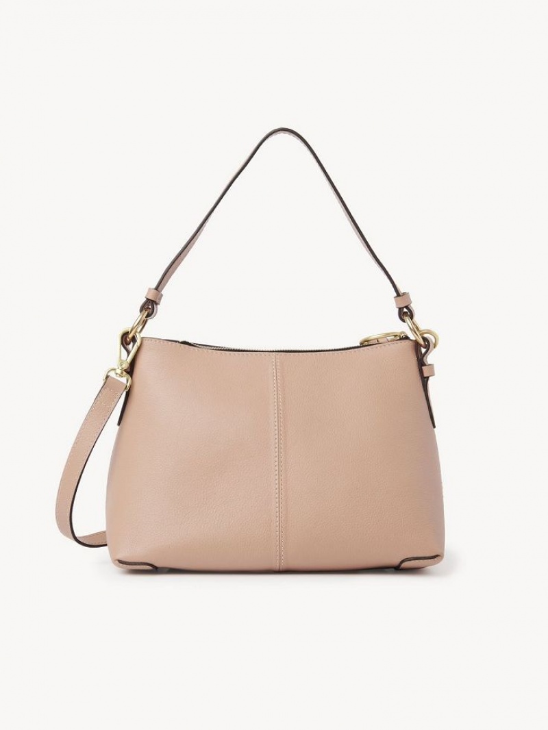 Bolsas De Ombro Chloe Joan Small Cafes Rosa | CHE-SR14697