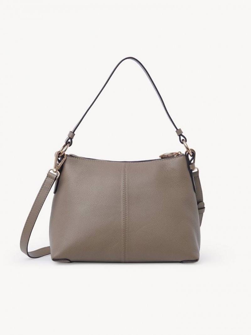 Bolsas De Ombro Chloe Joan Small Cinzentas | CHE-SR14678