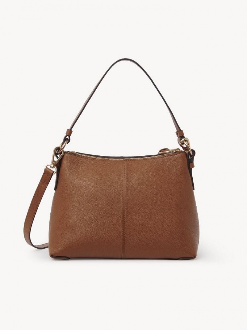 Bolsas De Ombro Chloe Joan Small Marrom | CHE-SR14680