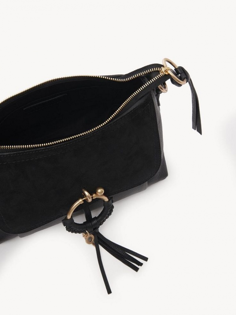 Bolsas De Ombro Chloe Joan Small Pretas | CHE-SR14649