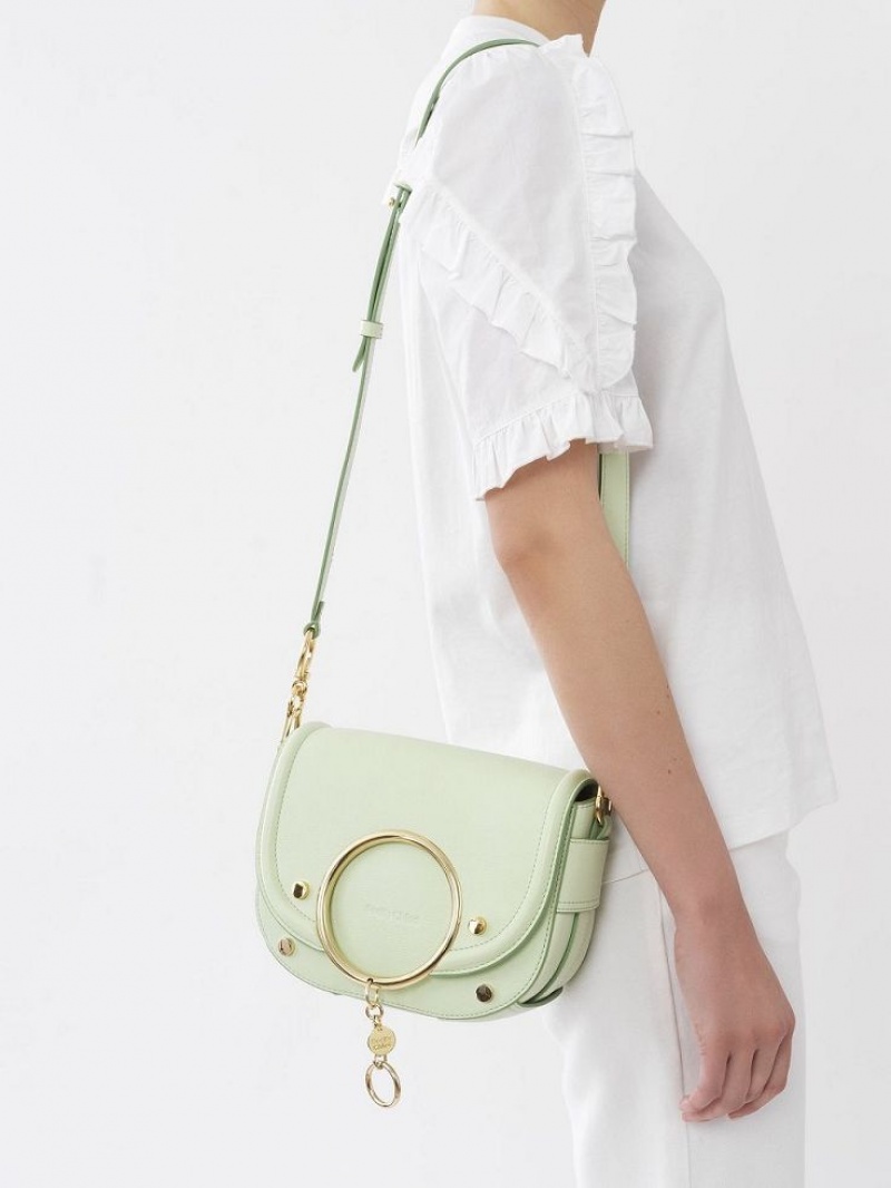 Bolsas De Ombro Chloe Mara Verdes | CHE-SR14673