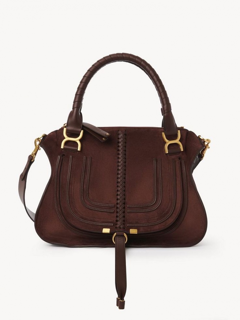 Bolsas De Ombro Chloe Marcie Double Carry Vermelhas | CHE-SR13437