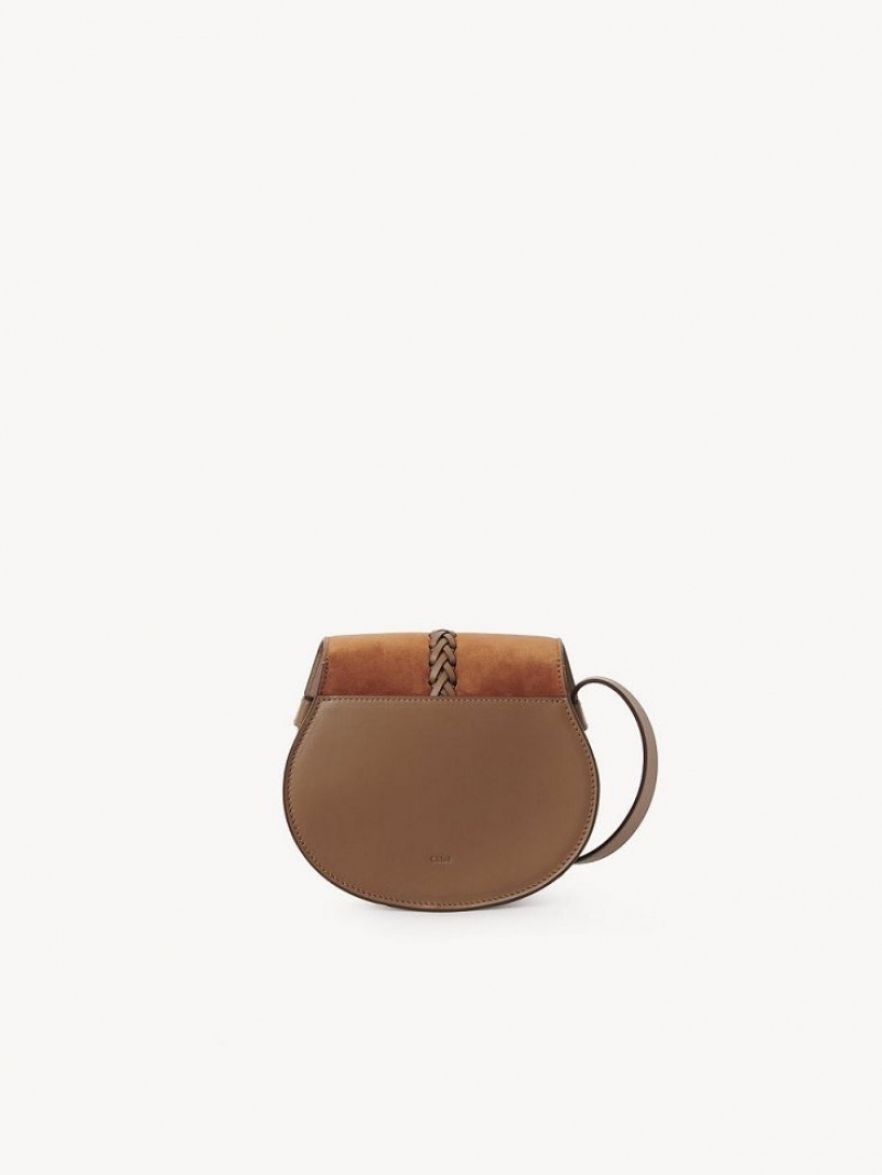 Bolsas De Ombro Chloe Marcie Small Saddle Marrom | CHE-SR13414