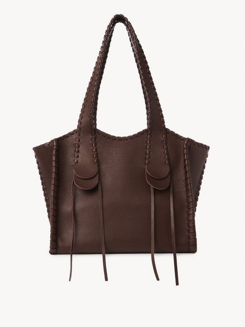 Bolsas De Ombro Chloe Medium Mony Chocolate | CHE-SR13435