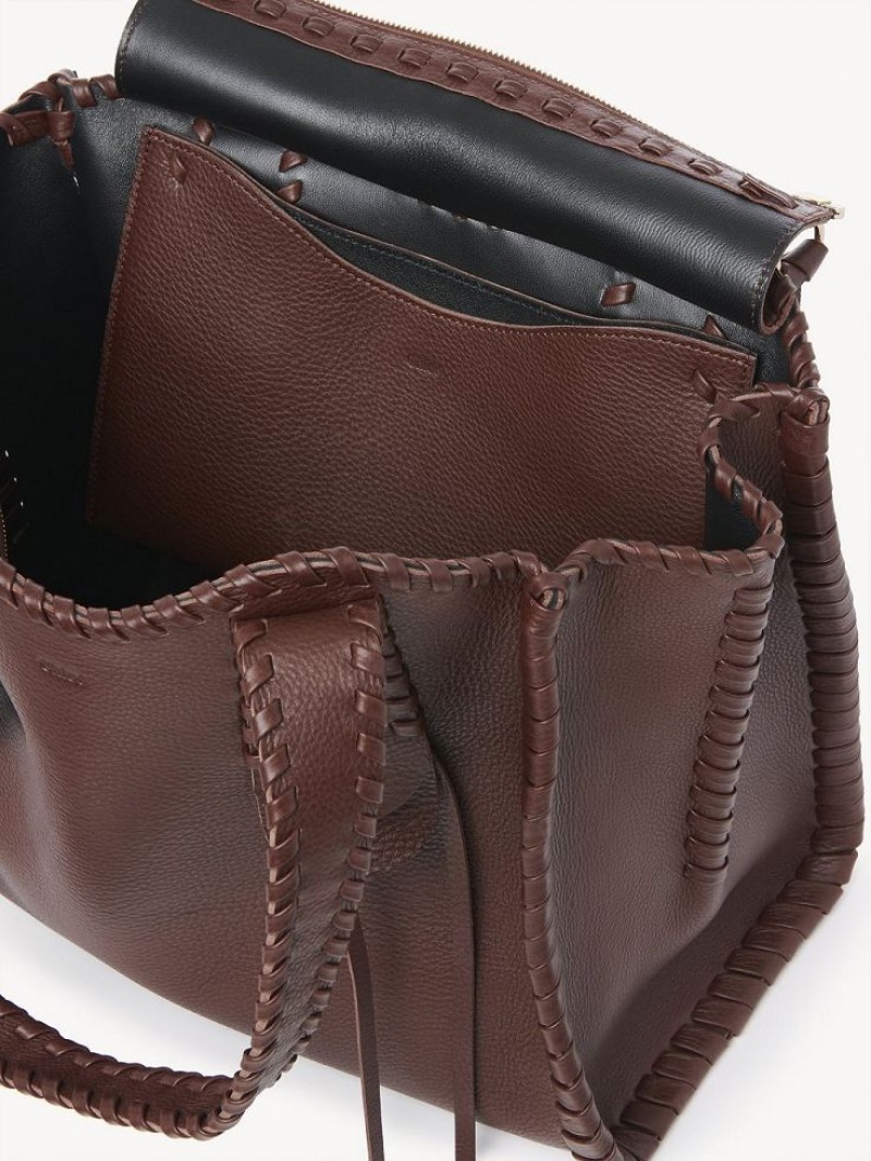 Bolsas De Ombro Chloe Medium Mony Chocolate | CHE-SR13435