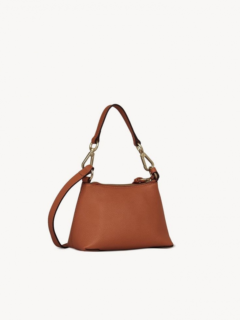 Bolsas De Ombro Chloe Mini Joan Marrom | CHE-SR14663