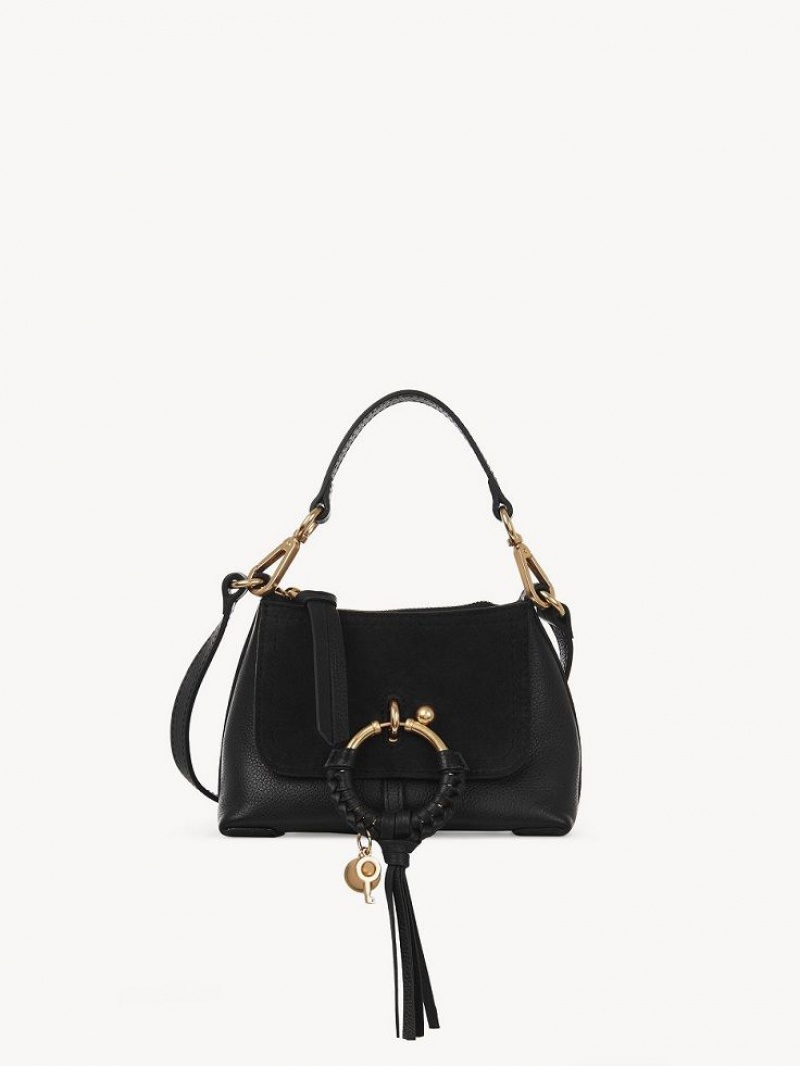 Bolsas De Ombro Chloe Mini Joan Pretas | CHE-SR14688