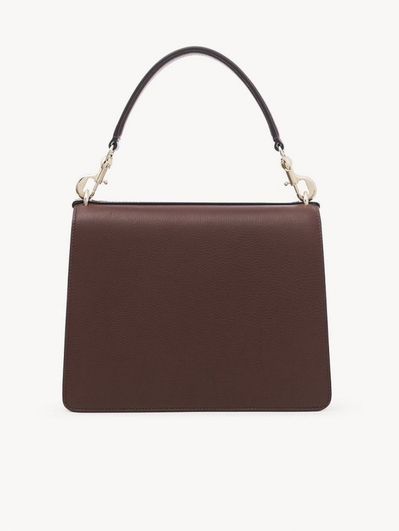 Bolsas De Ombro Chloe Penelope Medium Top Handle Chocolate | CHE-SR13443