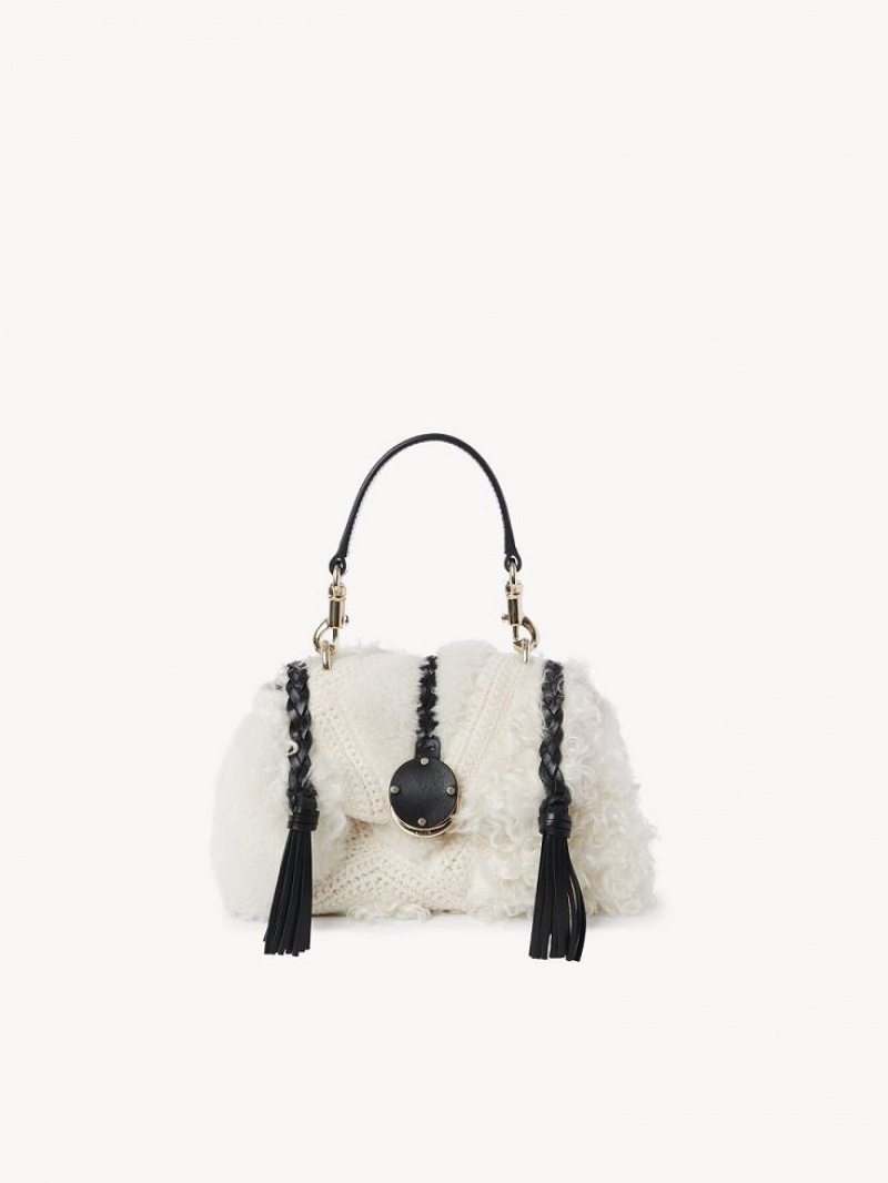 Bolsas De Ombro Chloe Penelope Mini Soft Branco | CHE-SR13441