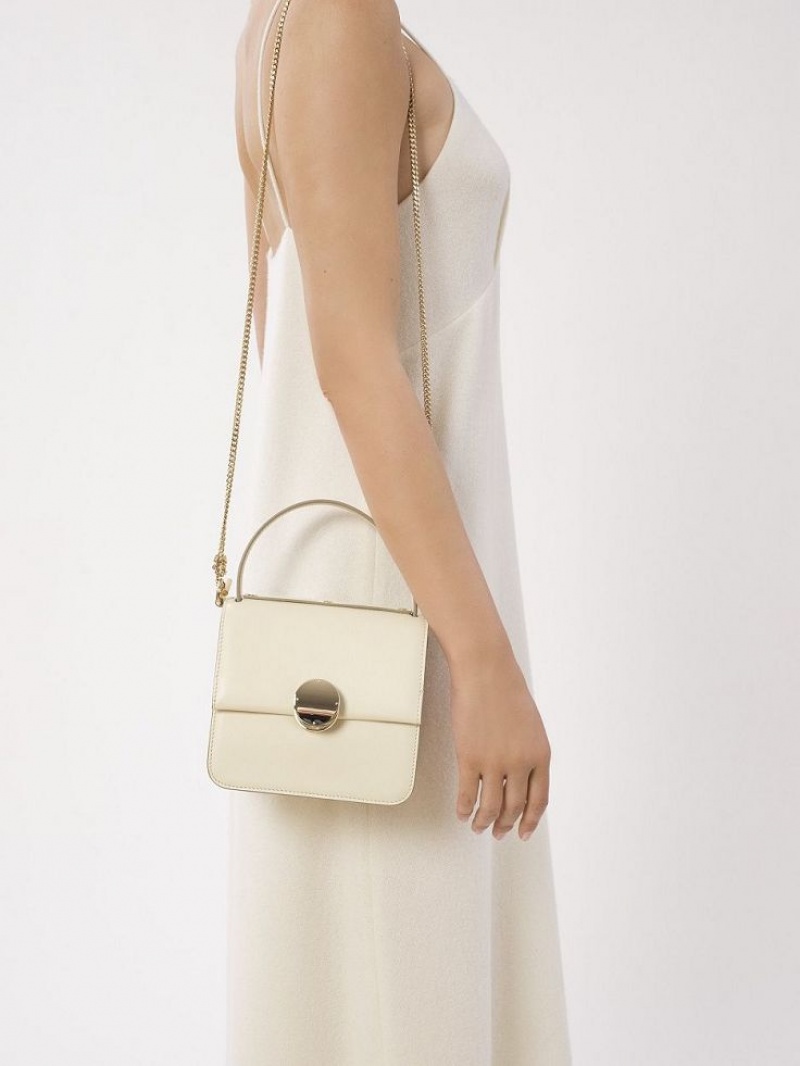 Bolsas De Ombro Chloe Penelope Small Top Handle Branco | CHE-SR13449