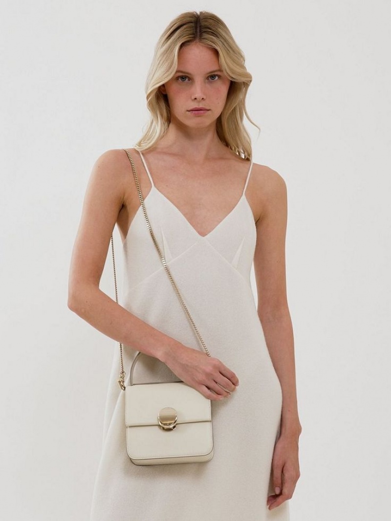 Bolsas De Ombro Chloe Penelope Small Top Handle Branco | CHE-SR13449