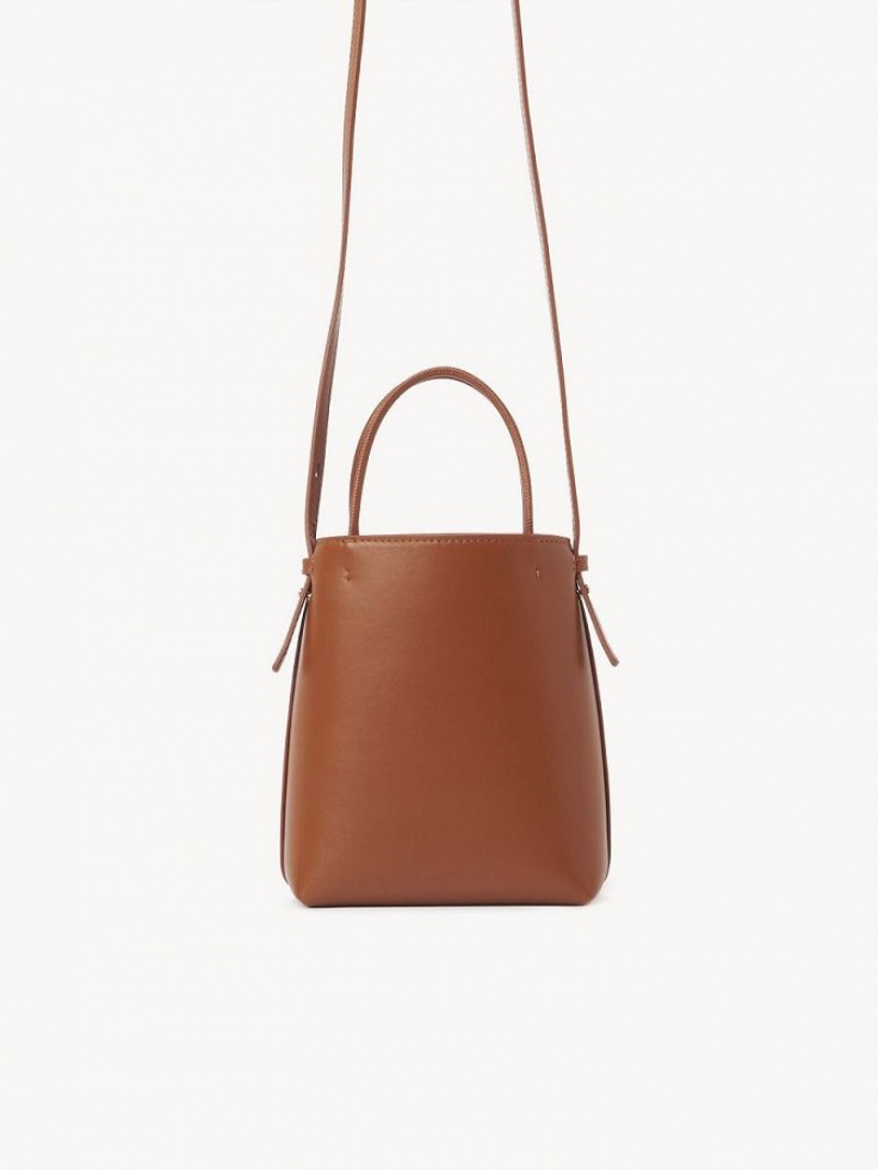 Bolsas De Ombro Chloe Sense Micro Marrom | CHE-SR13406