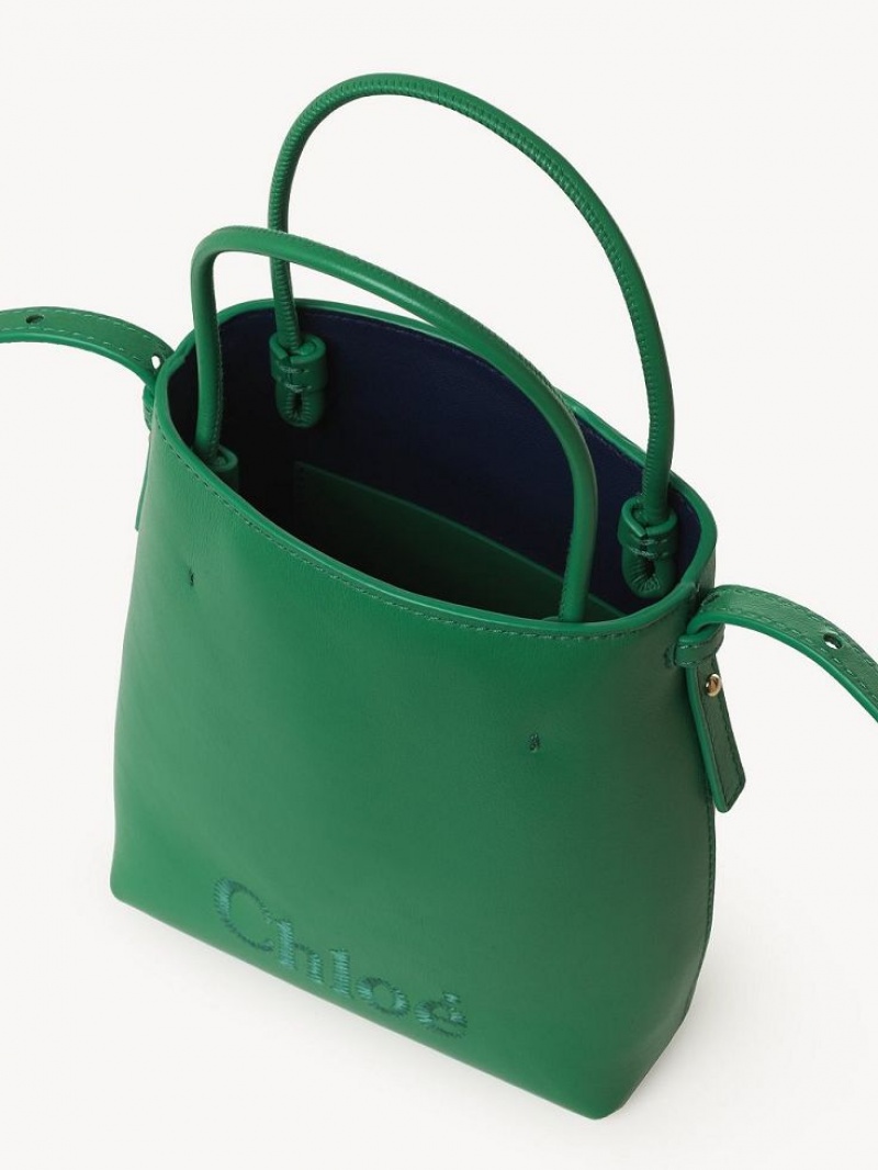 Bolsas De Ombro Chloe Sense Micro Verdes | CHE-SR13407