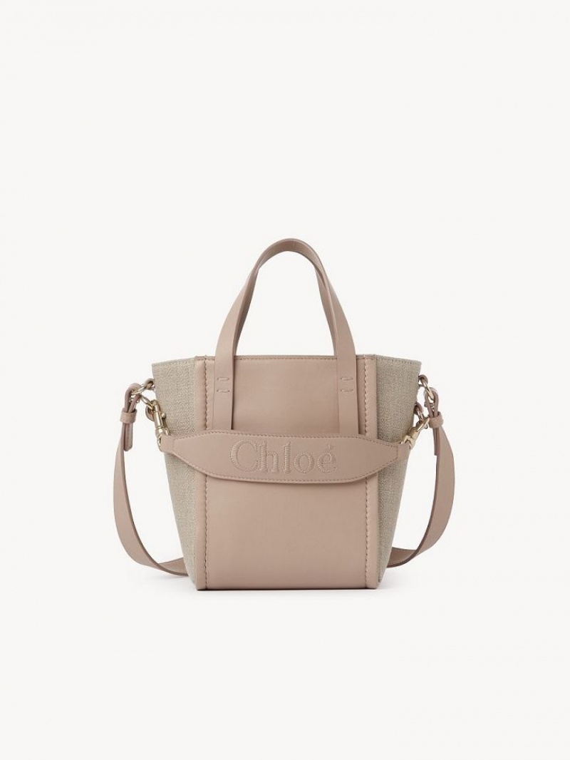 Bolsas De Ombro Chloe Sense Small Bege | CHE-SR13418