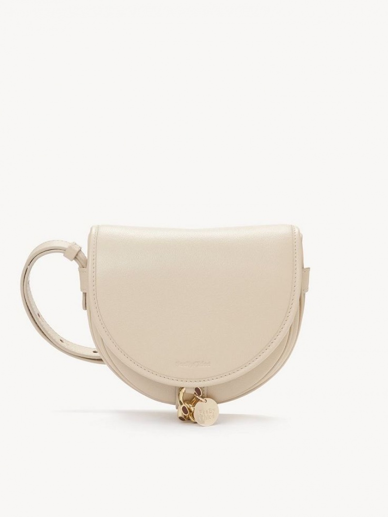 Bolsas De Ombro Chloe Small Mara Saddle Bege | CHE-SR14628