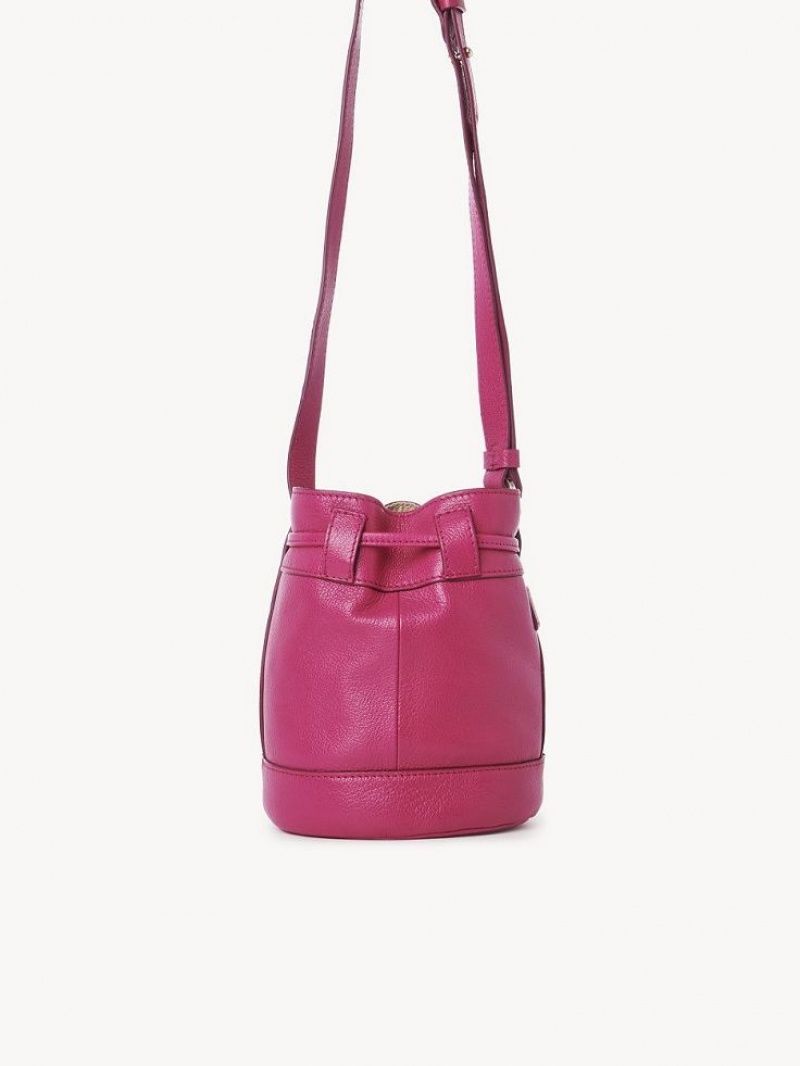 Bolsas De Ombro Chloe Vicki Small Bucket Rosa | CHE-SR14610