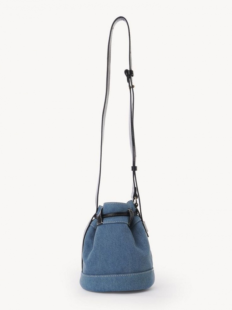 Bolsas De Ombro Chloe Vicki Small Bucket Azuis | CHE-SR14642