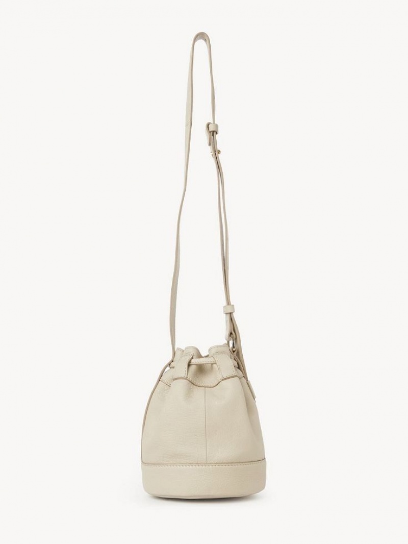 Bolsas De Ombro Chloe Vicki Small Bucket Bege | CHE-SR14643