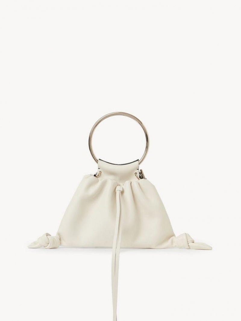 Bolsas Mini Chloe Arlène Pouch Branco Pretas | CHE-SR13739