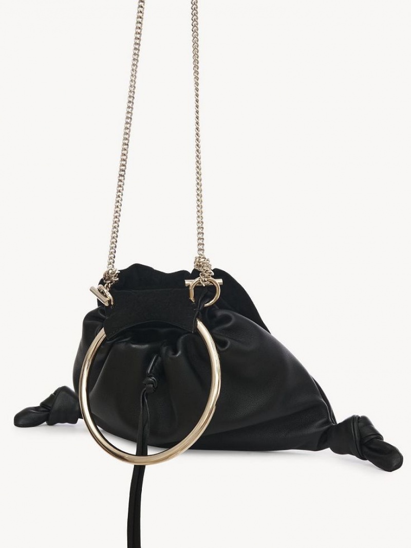 Bolsas Mini Chloe Arlène Pouch Pretas | CHE-SR13738