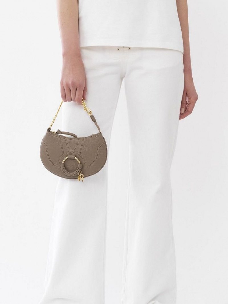 Bolsas Mini Chloe Hana Clutch Cinzentas | CHE-SR14769