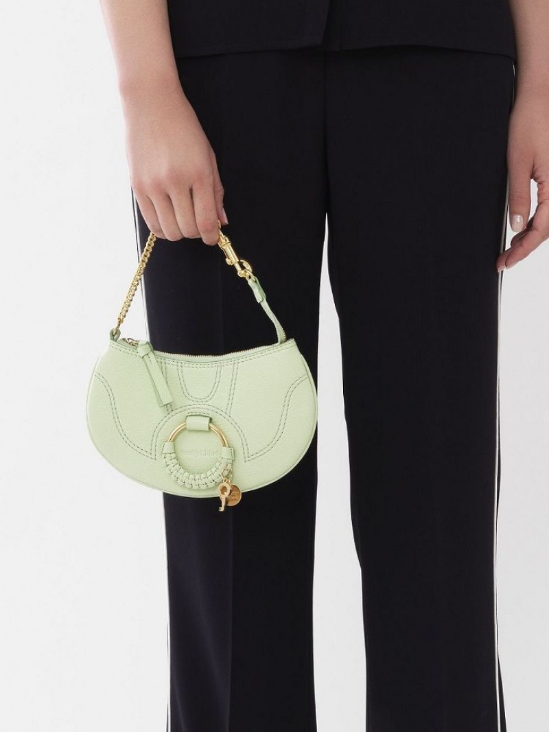 Bolsas Mini Chloe Hana Clutch Verdes | CHE-SR14770