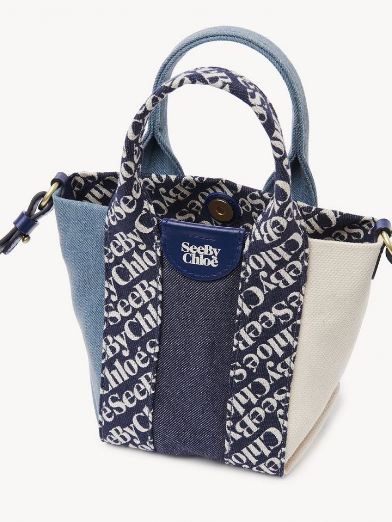 Bolsas Mini Chloe Laetizia Tote Azul Marinho Azul Marinho | CHE-SR14766