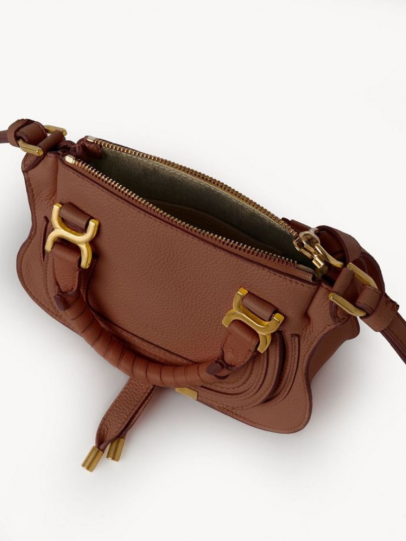 Bolsas Mini Chloe Marcie Double Carry Marrom | CHE-SR13725